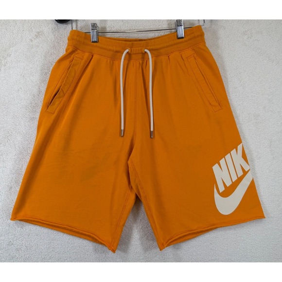 Nike Other - Nike Mens Sportswear Alumni French Terry Shorts Orange AT5267-833 Size M